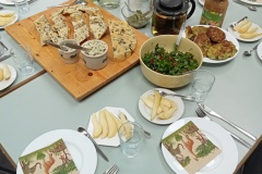 ,,,unser fertiges Menü und es ist nix übriggeblieben